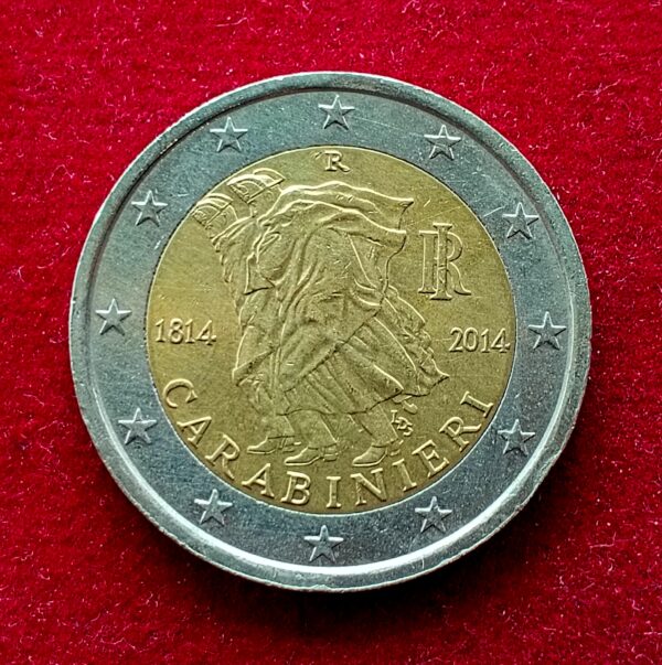 Italy 2 Euros Carabinieri 2014 Commemorative Coin