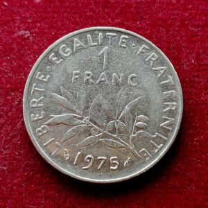 France 1 Franc Signature “O. Roty” 1975 Coin