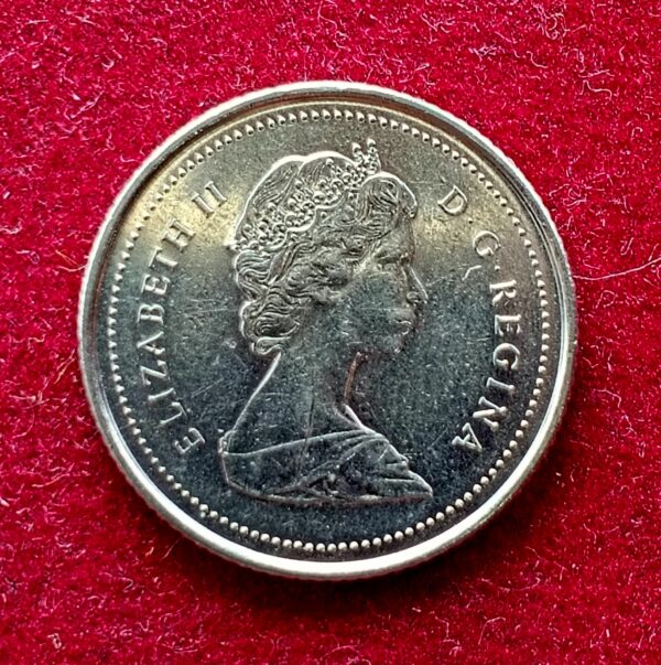 Canada 10 Cents – Queen Elizabeth II 2nd portrait 1988 Coin - Image 2