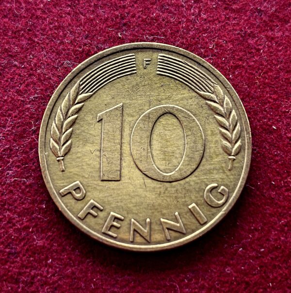 Germany 10 Pfennig 1971 Coin