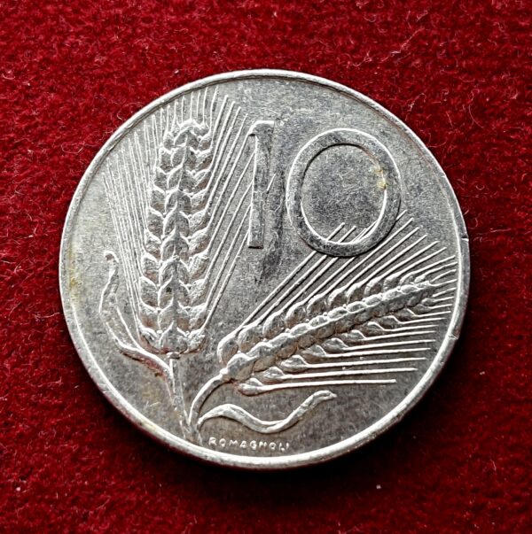 Italy 10 Lire 1976 Coin