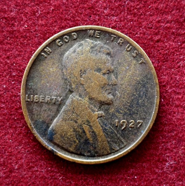United States (USA) 1 Cent Lincoln Wheat Ears Reverse 1927 Coin