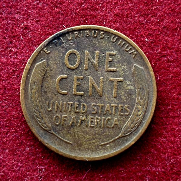 United States (USA) 1 Cent Lincoln Wheat Ears Reverse 1927 Coin - Image 2