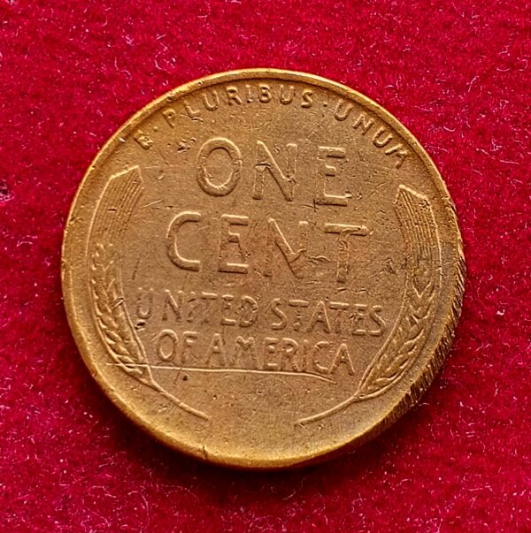 United States (USA) 1 Cent Lincoln Wheat Ears Reverse 1942 Coin - Image 2