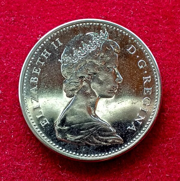 Canada 5 Cents – Elizabeth II 1965 Coin - Image 2