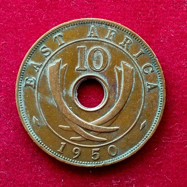 East Africa 10 Cents George VI 1950 Coin