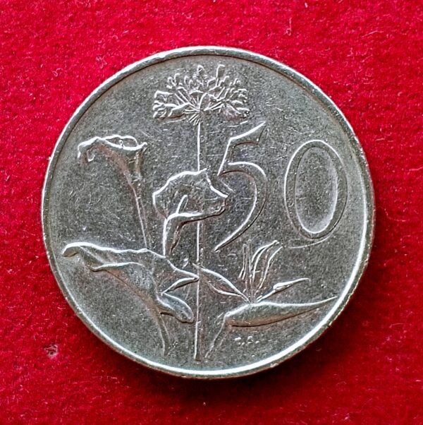South Africa 50 Cents 1989 Coin 