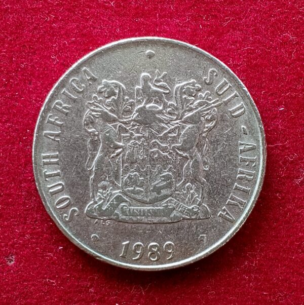 South Africa 50 Cents 1989 Coin  - Image 2