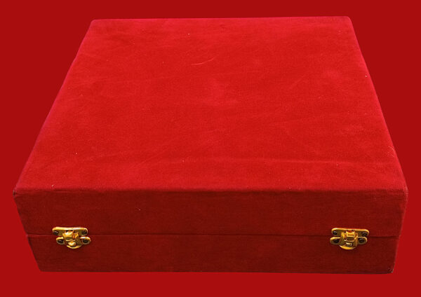 2003 - Veer Durgadass Proof 3 Coins VVIP Box (Rs 1, Rs 10, Rs 100) - Image 4