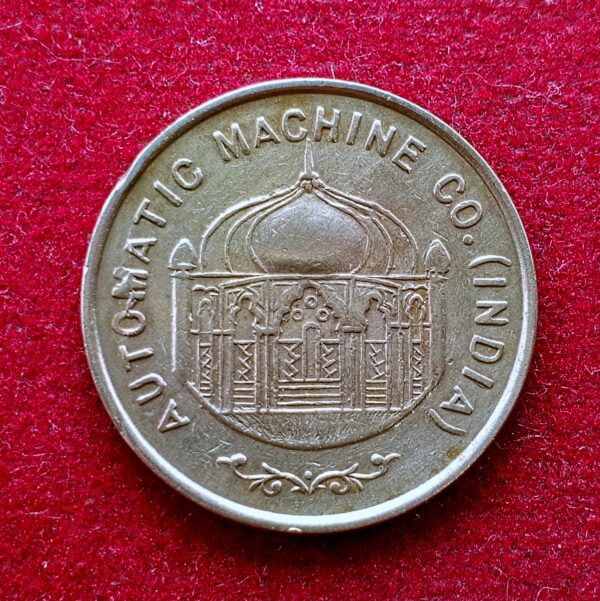 British India 25 Cents - Automatic Machine Co Token - Image 2
