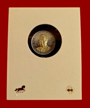 Commemorative Medal of Willy Brandt – Chancellor of the Federal Republic of Germany 1969–1974 Display Stand  (40 mm)