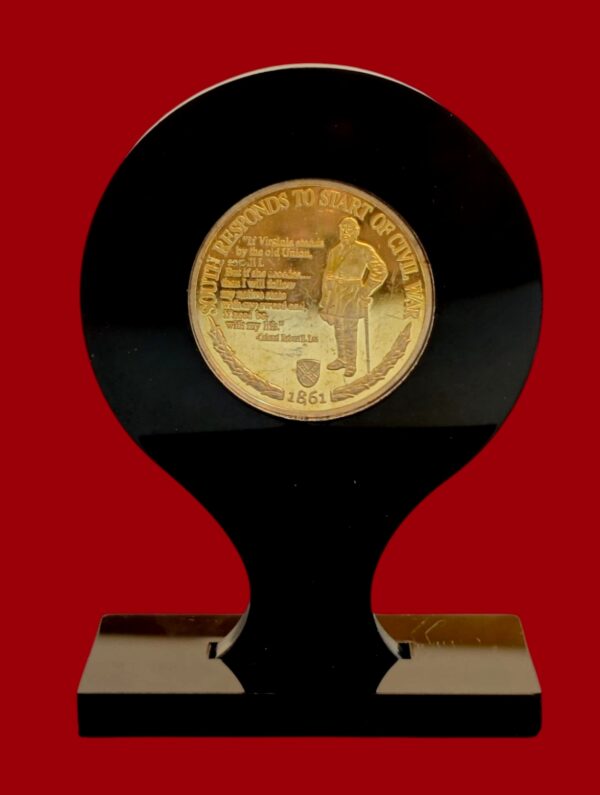 Medal - 150th anniversary of the American Civil War Sesquicentennial 1861–2011 Display Stand  (40 mm) - Image 3