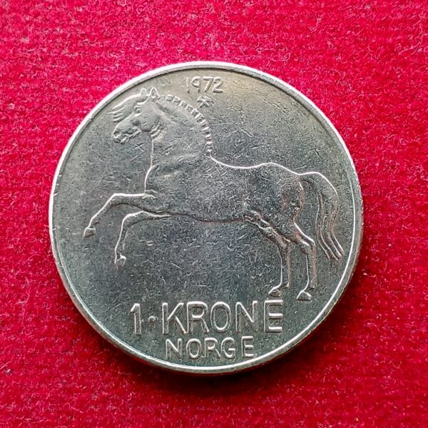 Norway 1 Krone - Olav V 1972 Coin