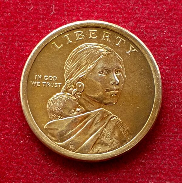 United States (USA) 1 Dollar "Native American Dollar" Lewis and Clark Expedition 2014 Commemorative Coin - Image 2