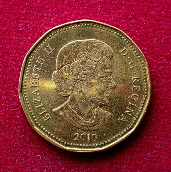 Canada 1 Dollar - Elizabeth II Lucky Loonie 2010 Commemorative issue Coin - Image 2