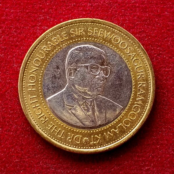 Mauritius 20 Rupees 40th anniversary of The Bank of Mauritius 2007 Commemorative Coin - Image 2