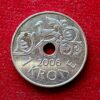 Norway 1 Krone Harald V 2006 Coin 