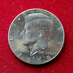 United States (USA) 1/2 Dollar Kennedy Half Dollar 1986 Coin (P Mint  – Philadelphia)