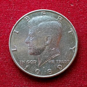 United States (USA) 1/2 Dollar Kennedy Half Dollar 1989 Coin (P Mint  – Philadelphia)