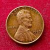 United States (USA) 1 Cent Lincoln Wheat Ears Reverse 1957 Coin