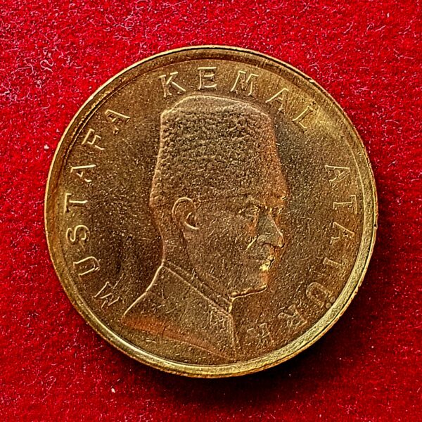 Turkey 100000 Lira 75th Anniversary of the Republic of Turkey 2000 Coin - Image 2