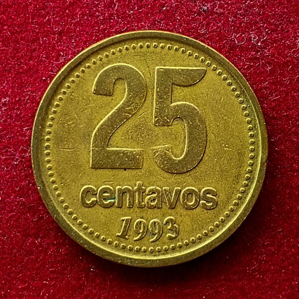 Argentina 25 Centavos The Cabildo Building 1993 Coin