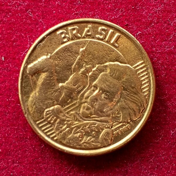 Brazil 10 Centavos Pedro I 2014 Coin - Image 2