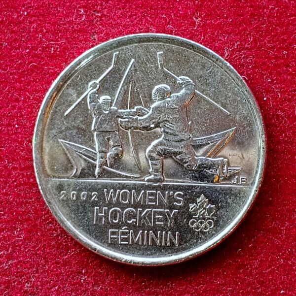 Canada 25 Cents - Elizabeth II Women's Ice Hockey 2009 Commemorative Coin