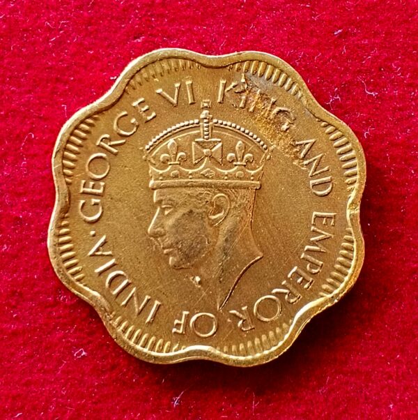 Ceylon 10 Cents - George VI 1944 Coin - Image 2