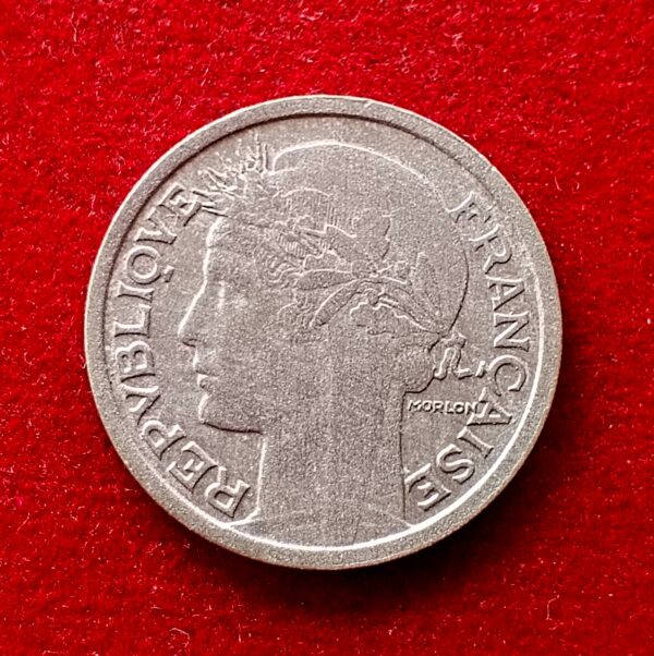 France 1 Franc 1947 Coin - Image 2