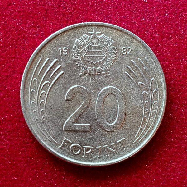 Hungary 20 Forint Gyorgy Dozsa 1982 Coin