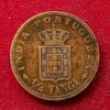 India Portuguese 1/4 Tanga Carlos I 1901 Coin 