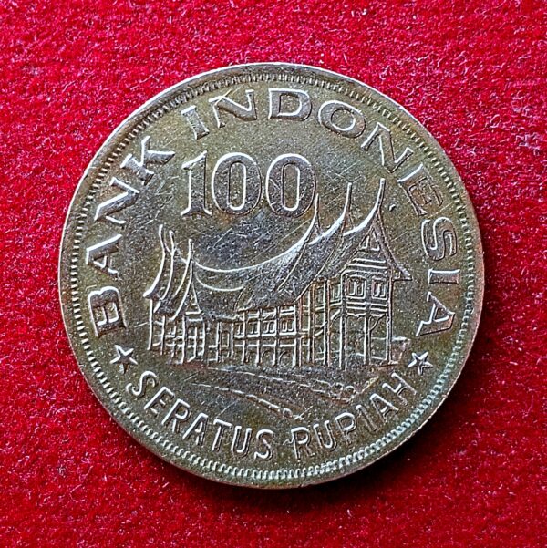 Indonesia 100 Rupiah Forestry for prosperity 1978 Commemorative Coin