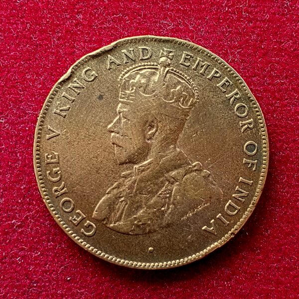 Mauritius 5 Cents - George V 1923 Coin   - Image 2