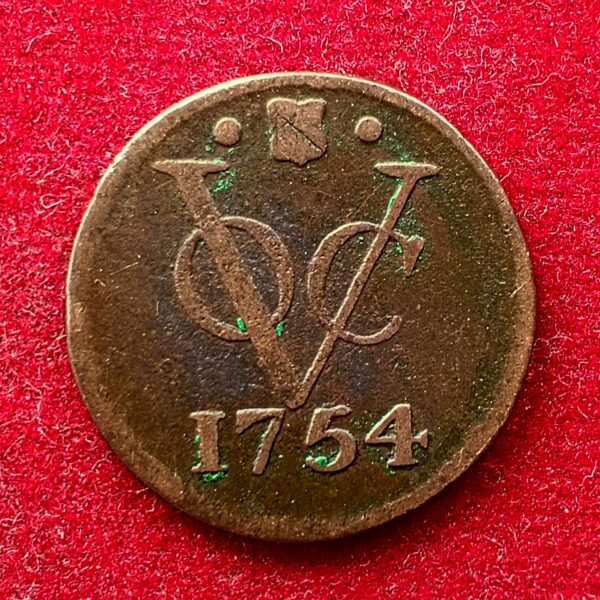 Netherlands East Indies 1 Duit Utrecht 1754 Coin