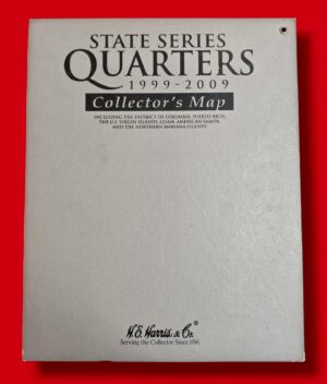 State Series Quarters Collector's Map Album (1999–2009) – H.E. Harris & Co.