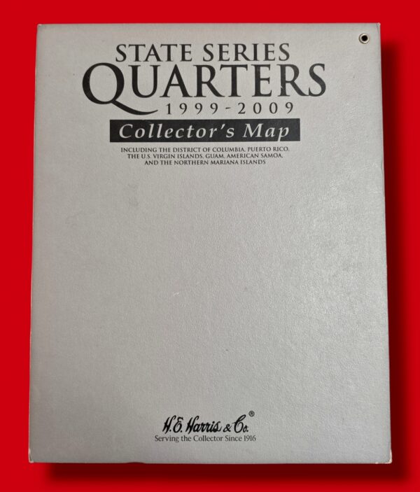 State Series Quarters Collector's Map Album (1999–2009) – H.E. Harris & Co.