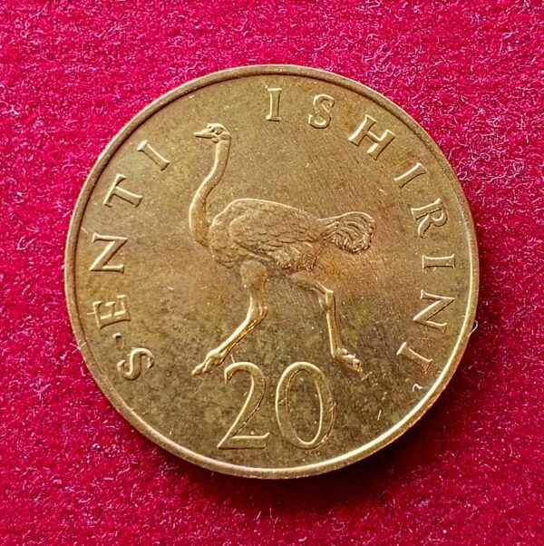 Tanzania 20 Senti 1973 Coin