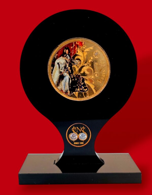 Token - Royal Elegance King Louis XIV Series Display Stand (40 mm)