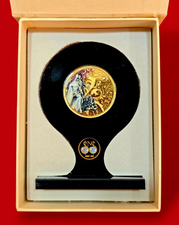Token - Royal Elegance King Louis XIV Series Display Stand (40 mm) - Image 3