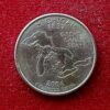 United States 1/4 Dollar “Washington Quarter” Michigan 2004 Coin  P (Mint of Philadelphia)
