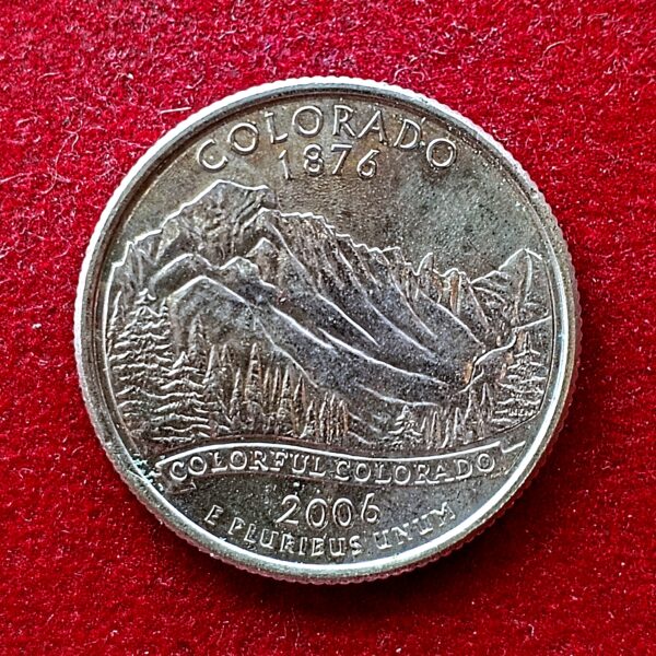 United States (USA) 1/4 Dollar “Washington Quarter Colorado 2006 Coin 