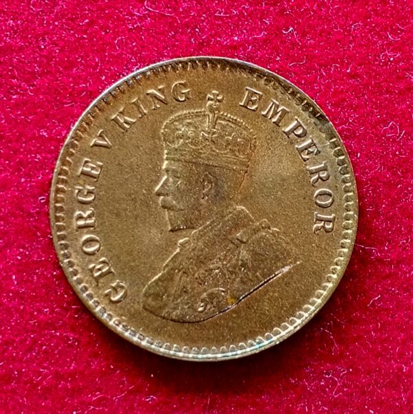 British India 1/12 Anna George V 1935 Coin  - Image 2