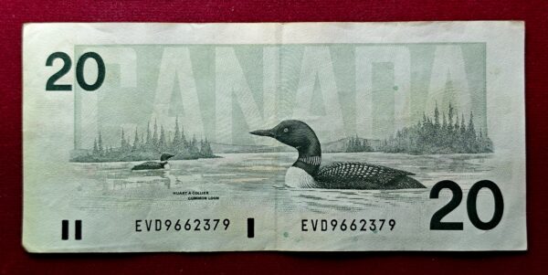 Canada 20 Dollars - Queen Elizabeth II 1991 Banknote - Image 2