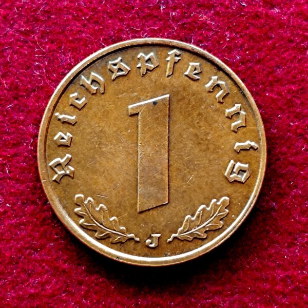 Germany (Swastika Nazi) 1 Reichspfennig 1939 Coin