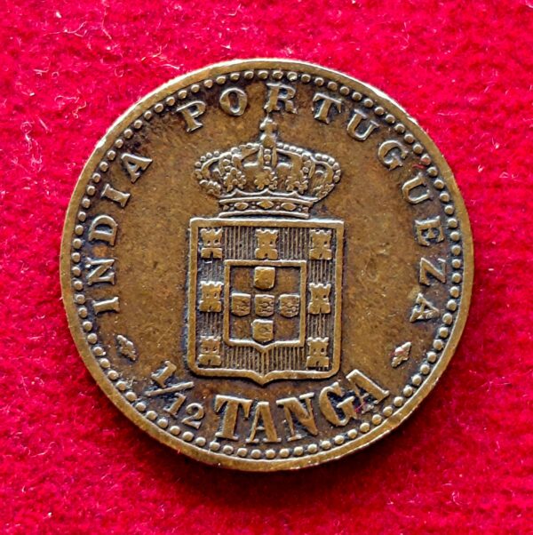 Portuguese India 1/12 Tanga - Carlos I Lisboa mint 1903 Coin