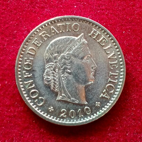 Switzerland 10 Rappen 2010 Coin - Image 2