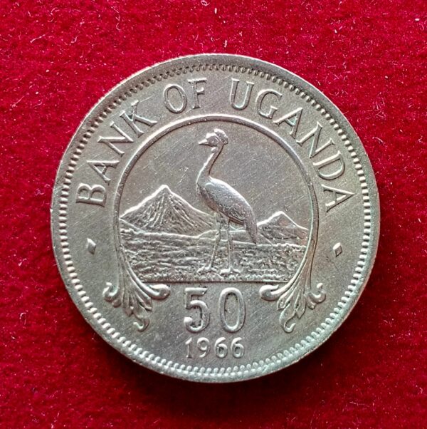 Uganda 50 Cents 1966 Coin 