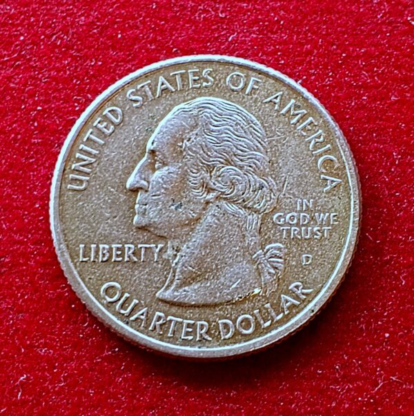 United States 1/4 Dollar "Washington Quarter" Massachusetts Commemorative Coin  - Image 2