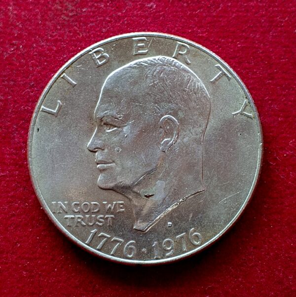 United States (USA) 1 Dollar "Eisenhower Dollar" Bicentennial 1976 Coin - Image 2